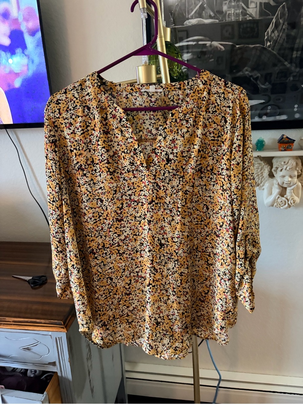 Maurices Floral Blouse size XL